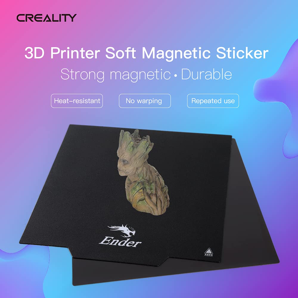 Creality Ender 3 V4 Build Plate, Original PEI Printing Plate Kit 225*250mm, Flexible Spring Steel Magnetic Platform Plate, Easy Print Removal, Heat Resistant For Creality Ender 3 V4 Combo 3D Printer