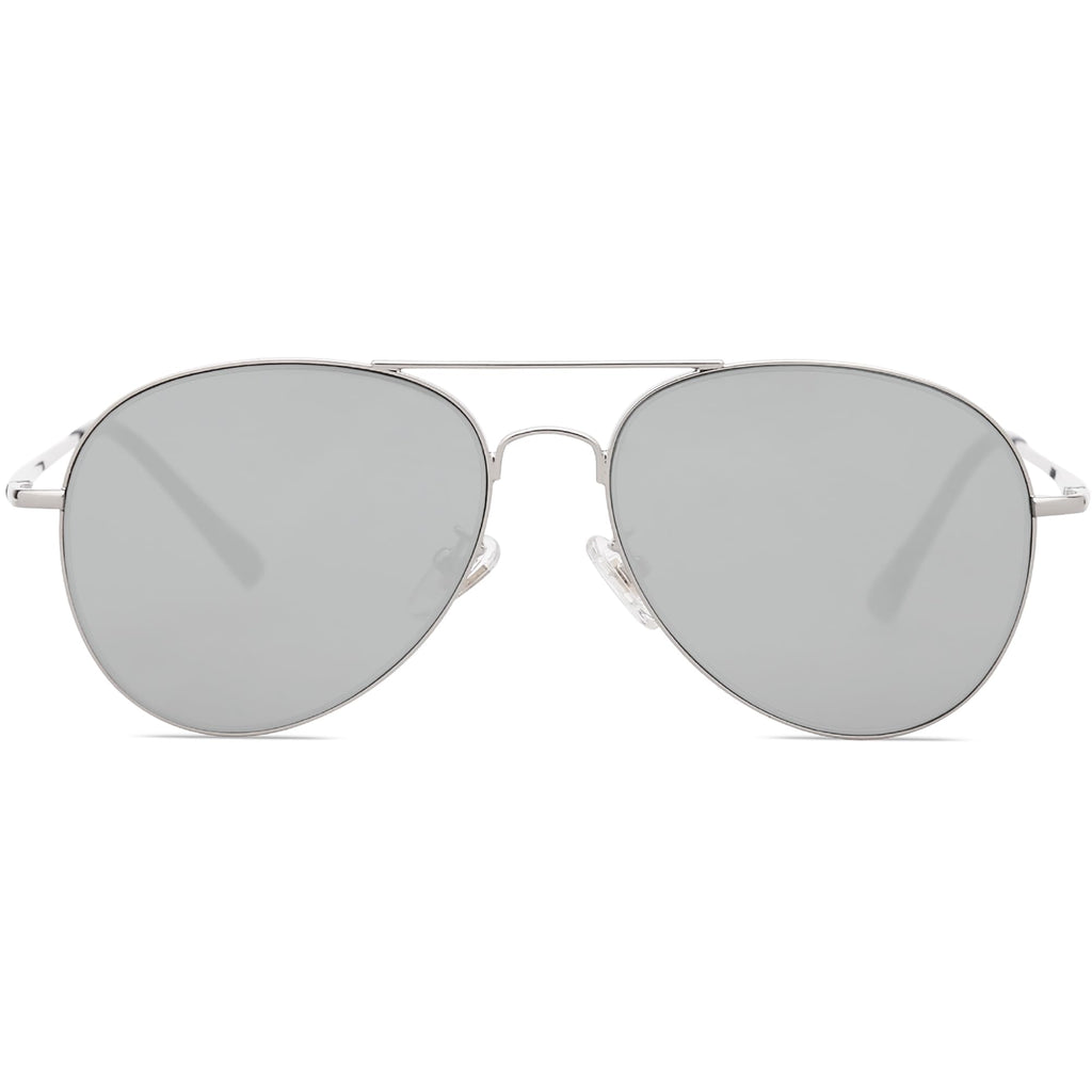 SOJOS Classic Aviator Sunglasses for Women Men Metal Frame Spring Hinges SJ1030