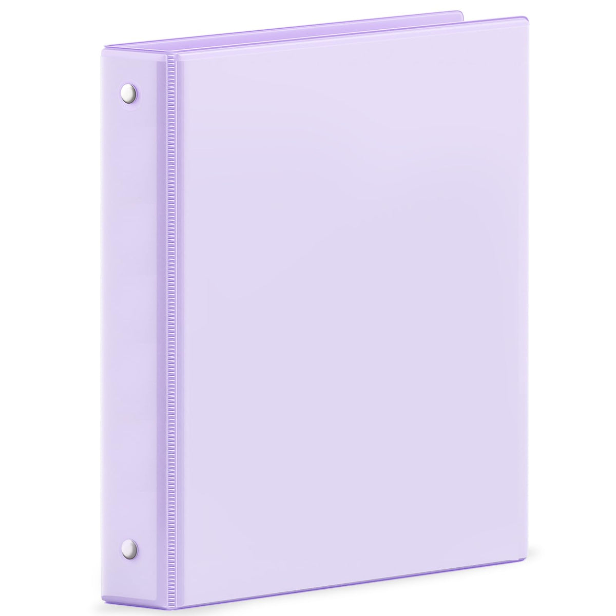 SUNEE 3 Ring Binder 1/2 Inch 1 Pack, Clear View Binder Three Ring PVC-Free (Fit 8.5x11 Inches) for School or Office Supplies, Black