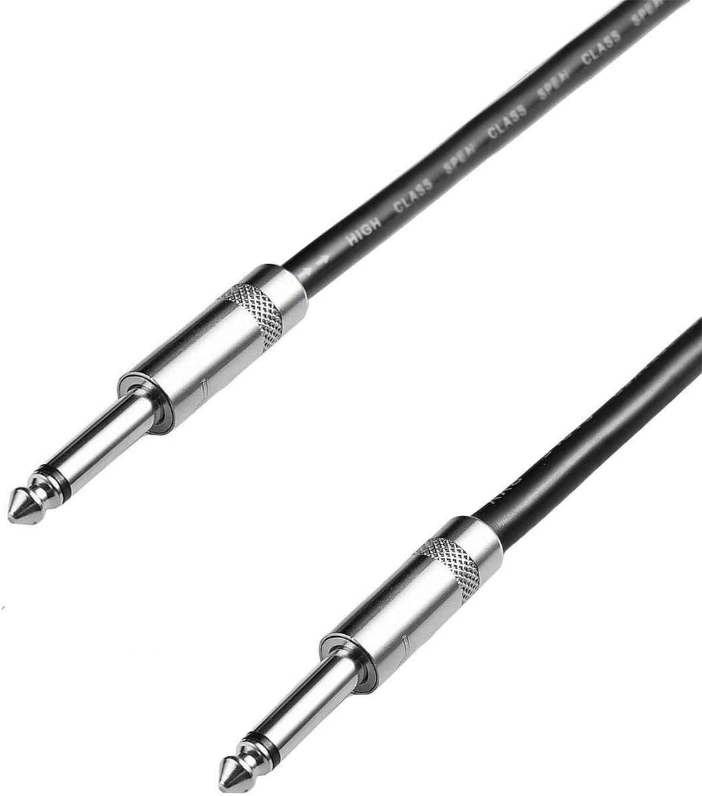 2Pcs 3 Feet Professional Speaker Cables, Pair 3 ft 12 Gauge 1/4 Inch Male Audio Amplifier Connection Heavy Duty Cord Wire