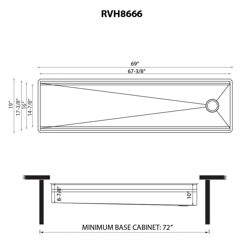 Ruvati 33-inch Workstation Kitchen Sink - Dual Tier Double Bowl Kitchen Sink - Low Divide Undermount Sinks - 16 Gauge Stainless Steel Kitchens Sinks - RVH8255