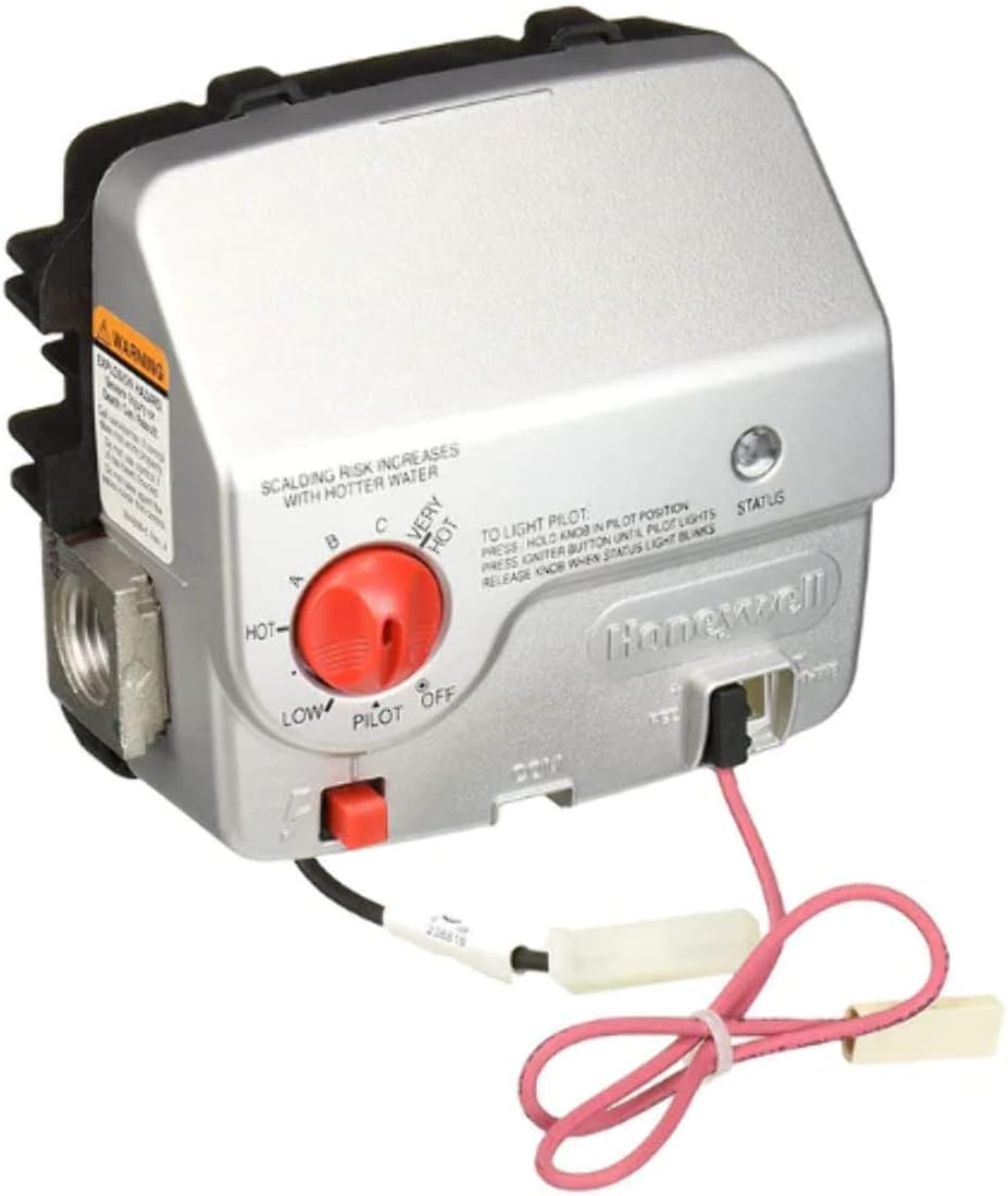 Gas Valve, NG, Manual, Piezo, 350 to 850mV DC, 0 in to 14 in wc, Standard Opening, 1/2 in Inlet Size - 1 Each