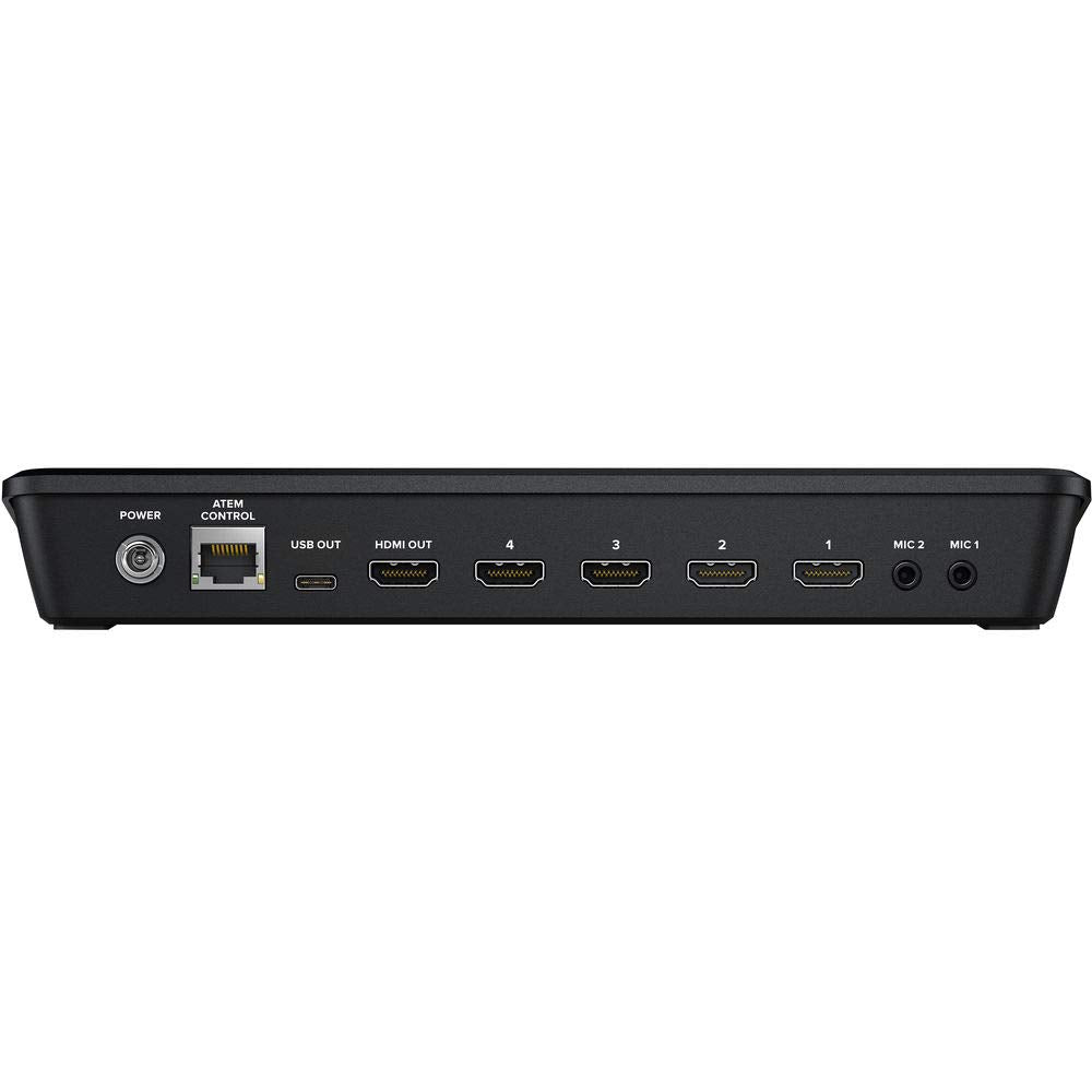 Blackmagic Design ATEM Mini Extreme HDMI Live Stream Switcher Bundle with 6’ HDMI Cable, 7’ Cat5e Cable, and 5-Pack of SolidSignal Cable Ties (SWATEMMINICEXT)