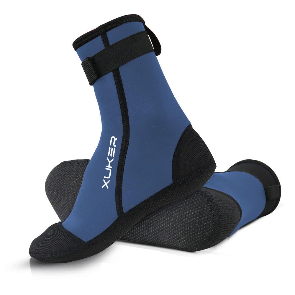 XUKER Neoprene Water Socks 3mm, Sand Proof Beach Volleyball Socks Diving Socks for Outdoor Water Sports