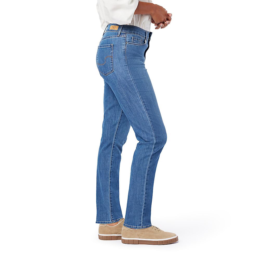 Levi Strauss Signature Gold Women's '03 Essential Classic Slim Taper Jeans Mid-Rise Stretch Denim (Also Available in Plus