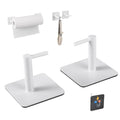 Magnetic Paper Towel Holders Heavy Duty Steel Brushed Holder with Strong Magnetic Backing - Fit for Large Paper Towels or Use as Hook - for Kitchen,Refrigerator,Grill,Garage,Shop