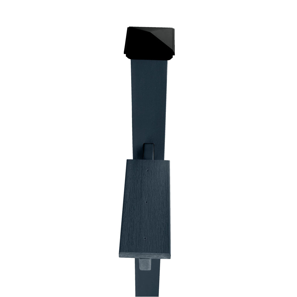 Highwood AD-MLBX1-BKE Hazelton Mailbox Post, Black