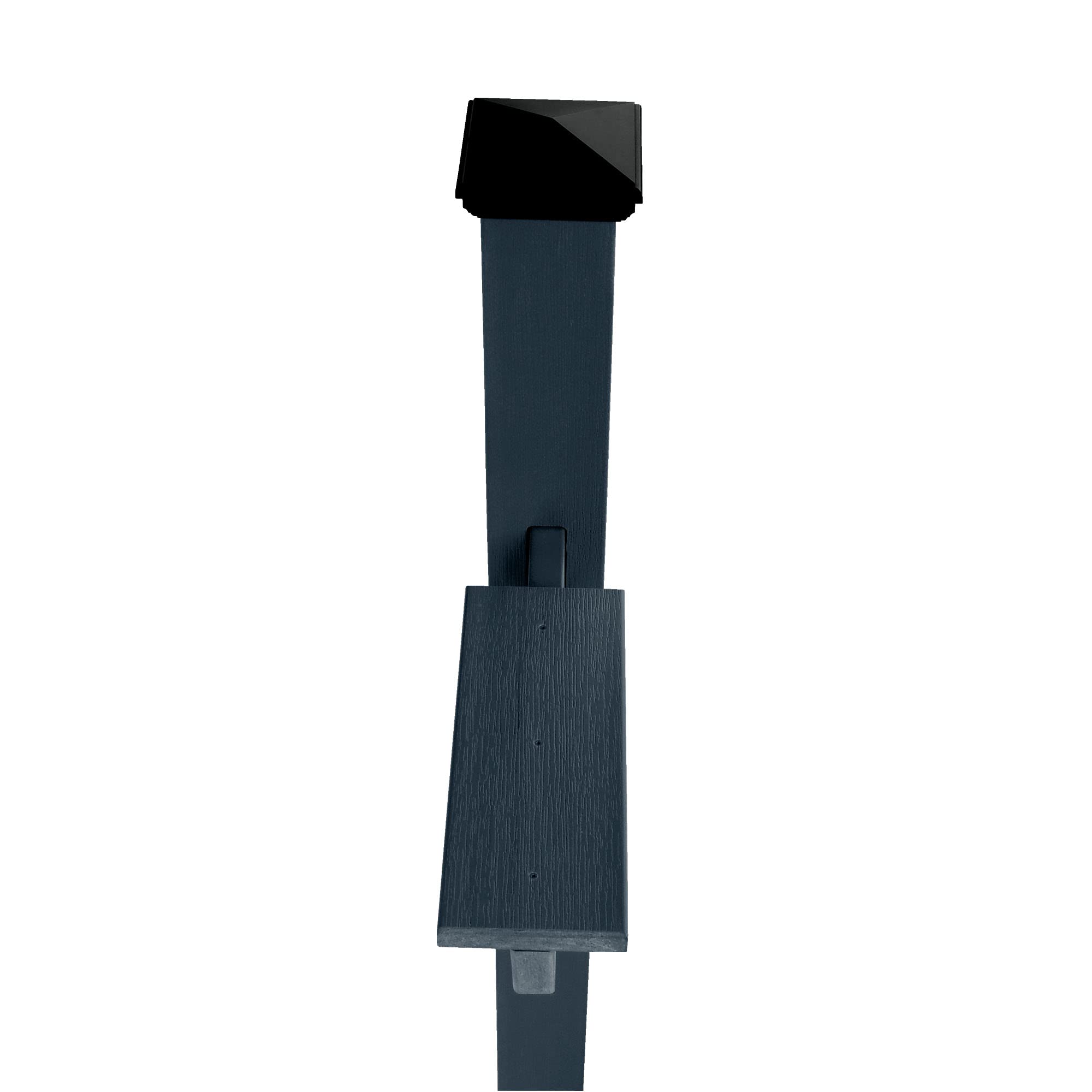 Highwood AD-MLBX1-BKE Hazelton Mailbox Post, Black