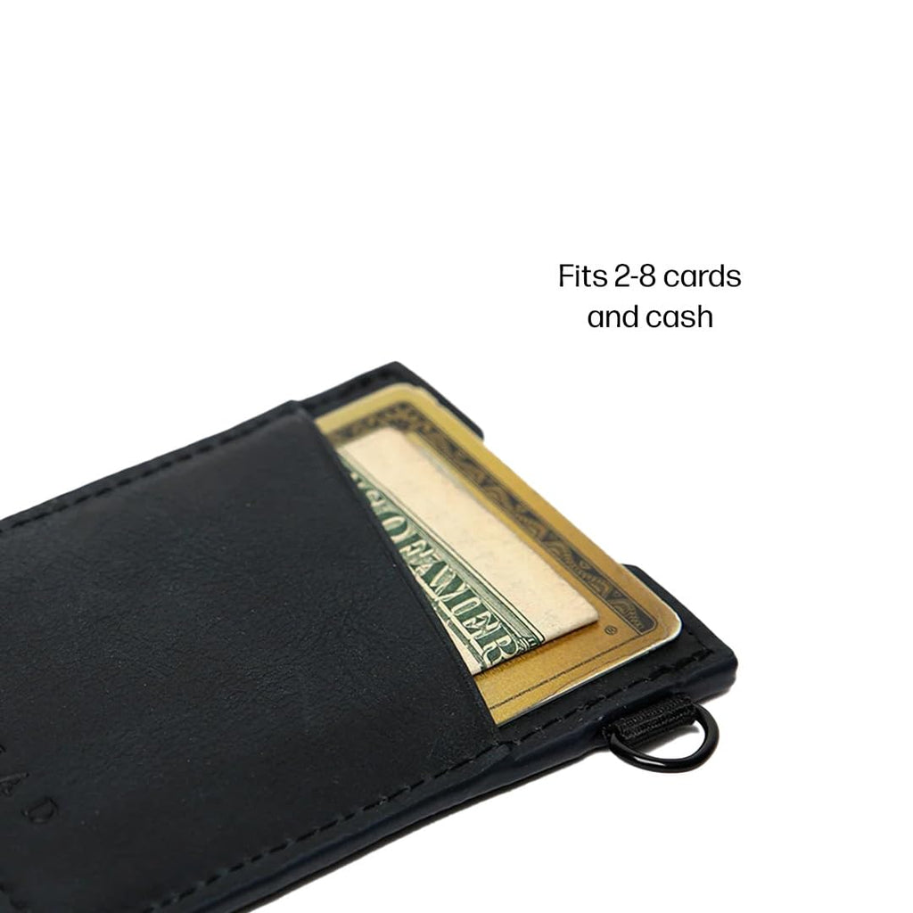 Thread Wallets Ultra Slim Minimalist Leather Card Holder Wallet (Benny)