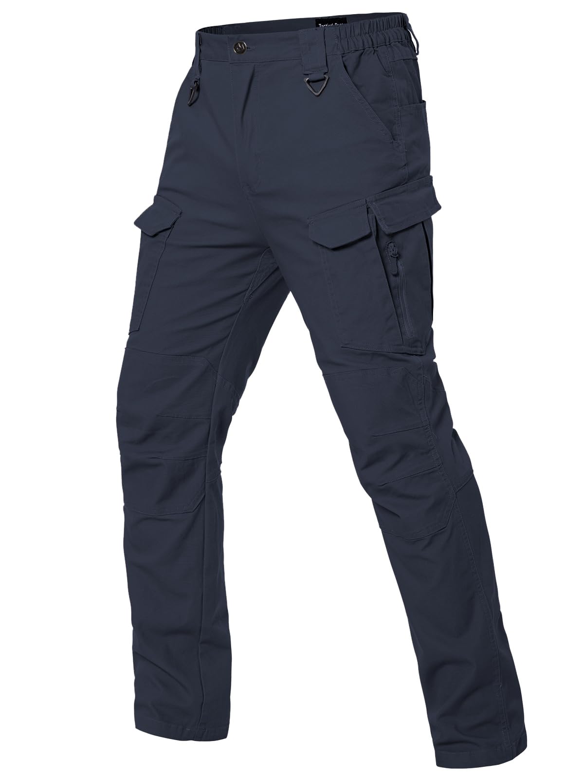 MANSDOUR Men's Cotton Hiking Tactical Pants Lightweight Stretch Military Combat Cargo Work Pants