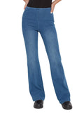 Lyssé Denim Trouser High Waisted Stretch Jeans for Women – Wide Leg Pull-On Pants with Flattering Fit & Soft Fabric