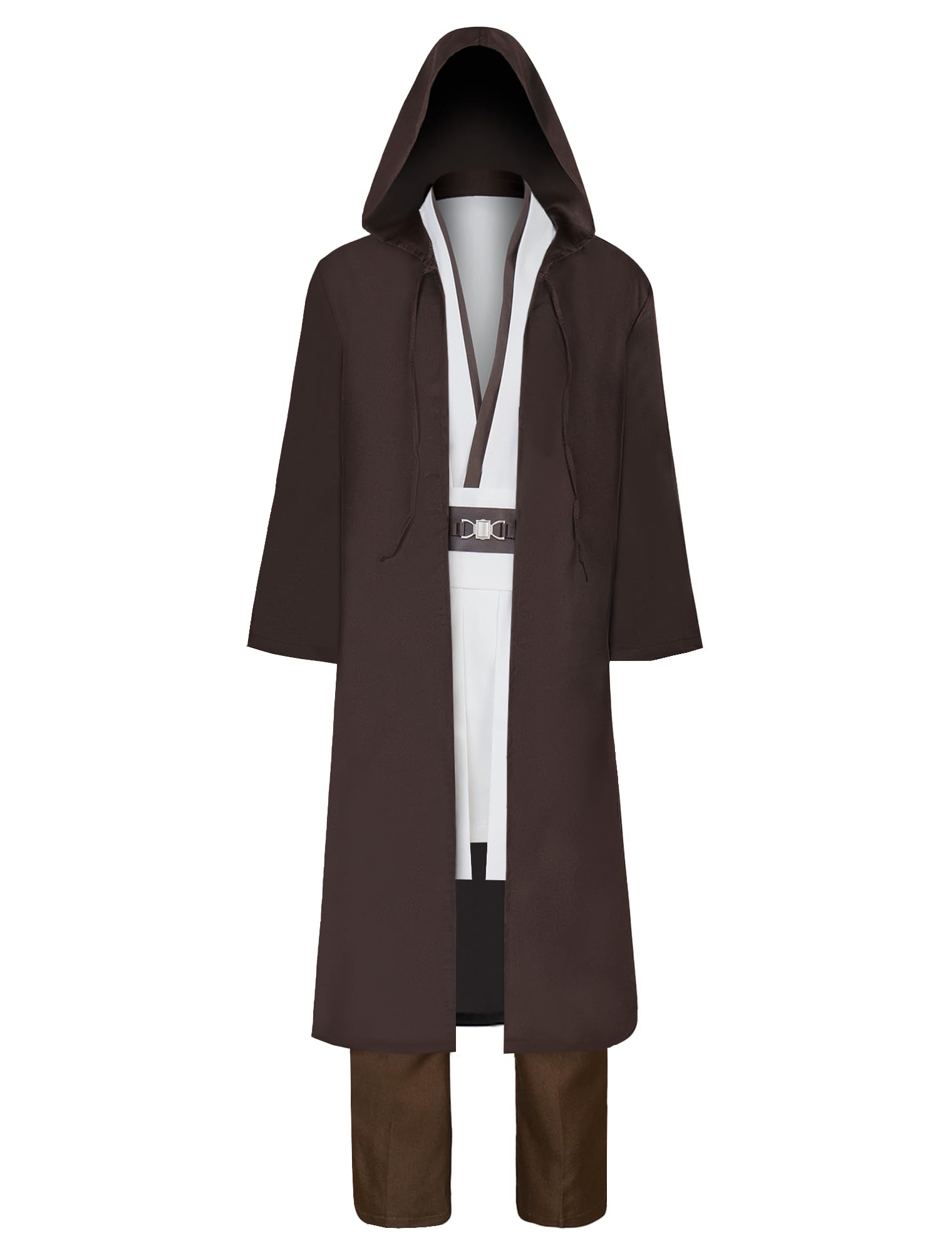 Knight Costume Adult Men's Tunic Hooded Robe Outfits Halloween Cosplay Uniform