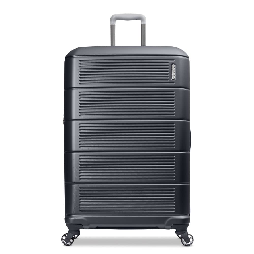 American Tourister Stratum 2.0 Expandable Hardside Luggage with Spinner Wheels, 2-Piece Set 20/28, Blue