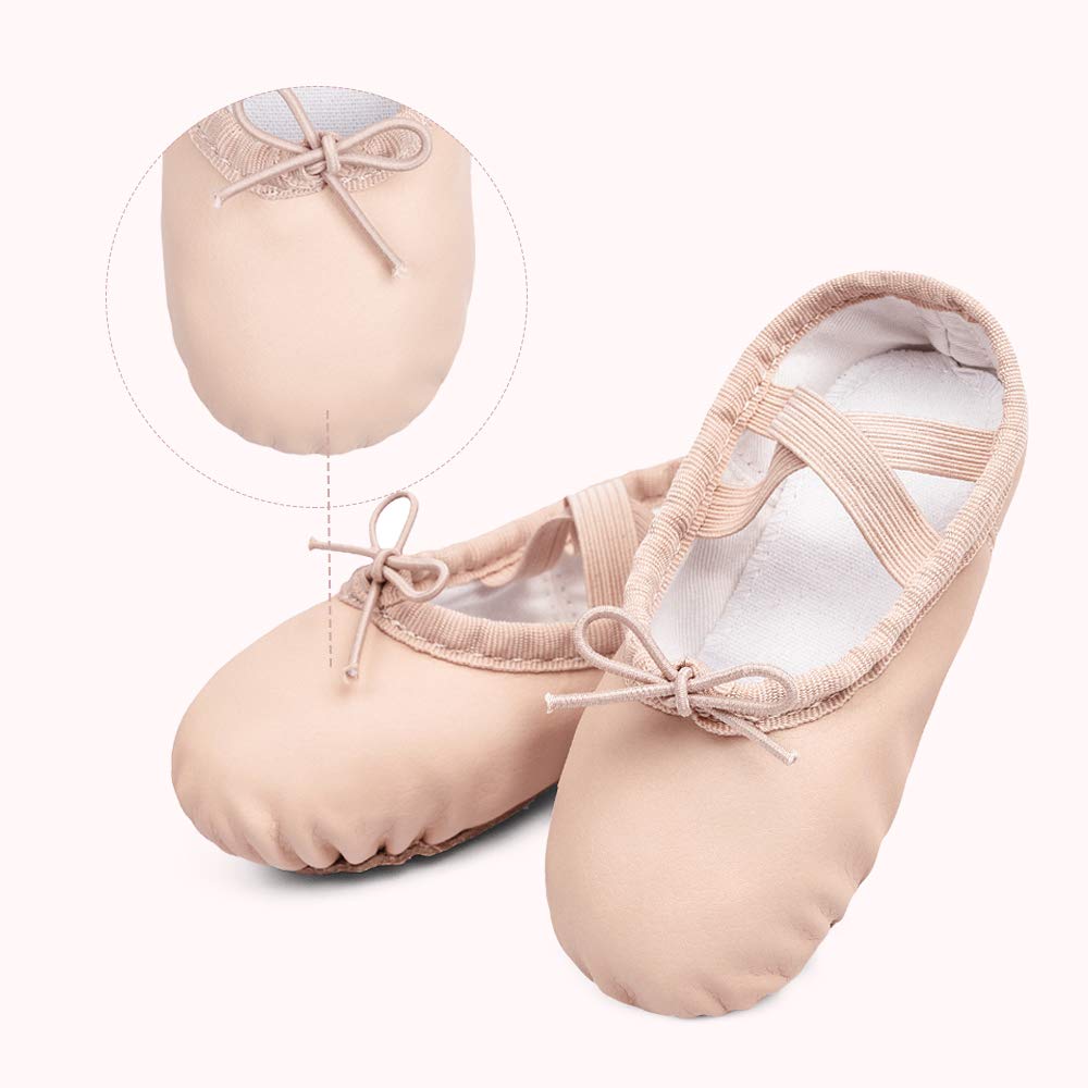 Stelle Ballet Shoes for Girls Toddler Ballet Slippers Soft Leather Boys Dance Shoes for Toddler/Little Kid/Big Kid