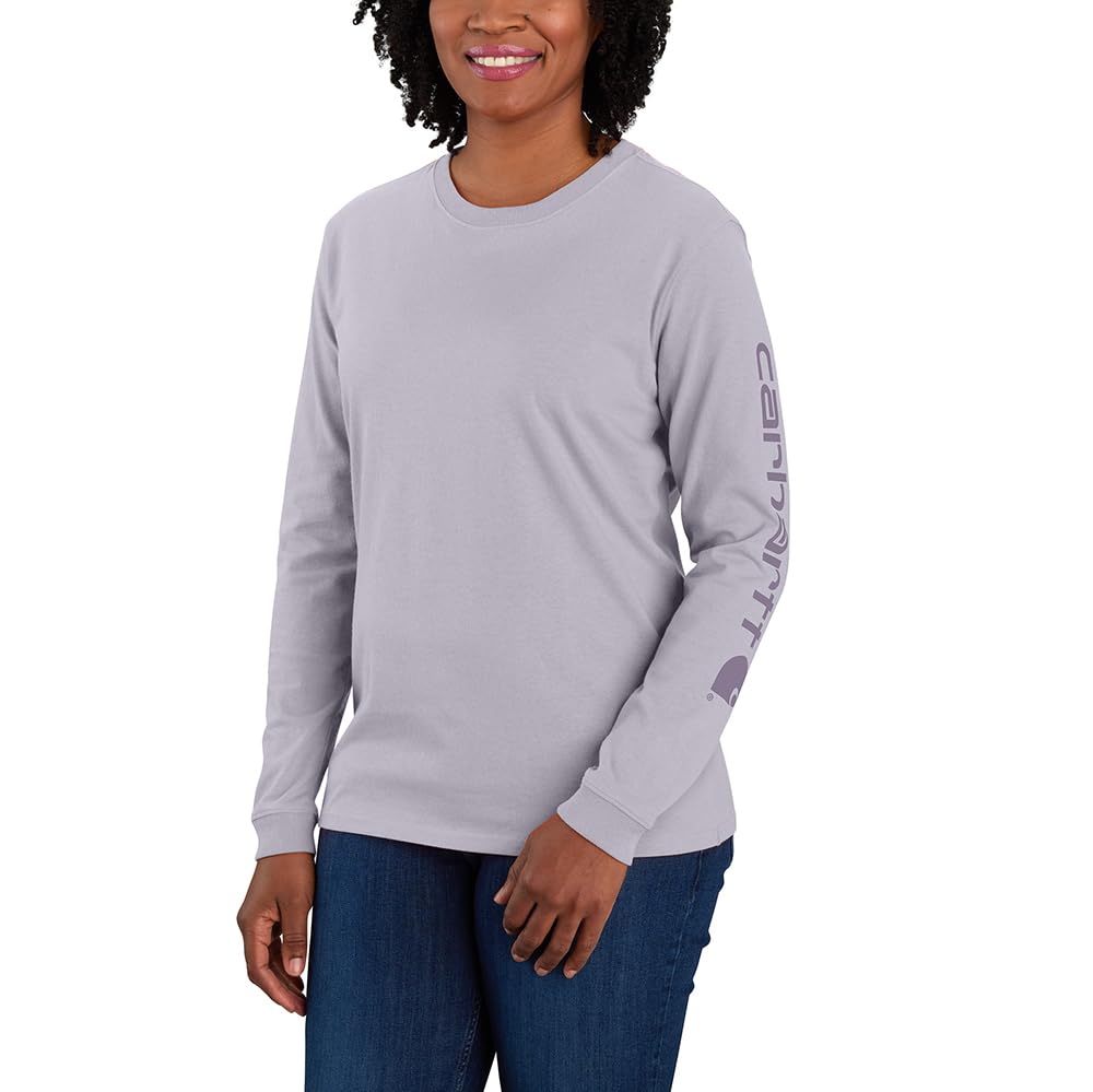 Carhartt Women's Dearborn Loose LS Logo T-Shirt
