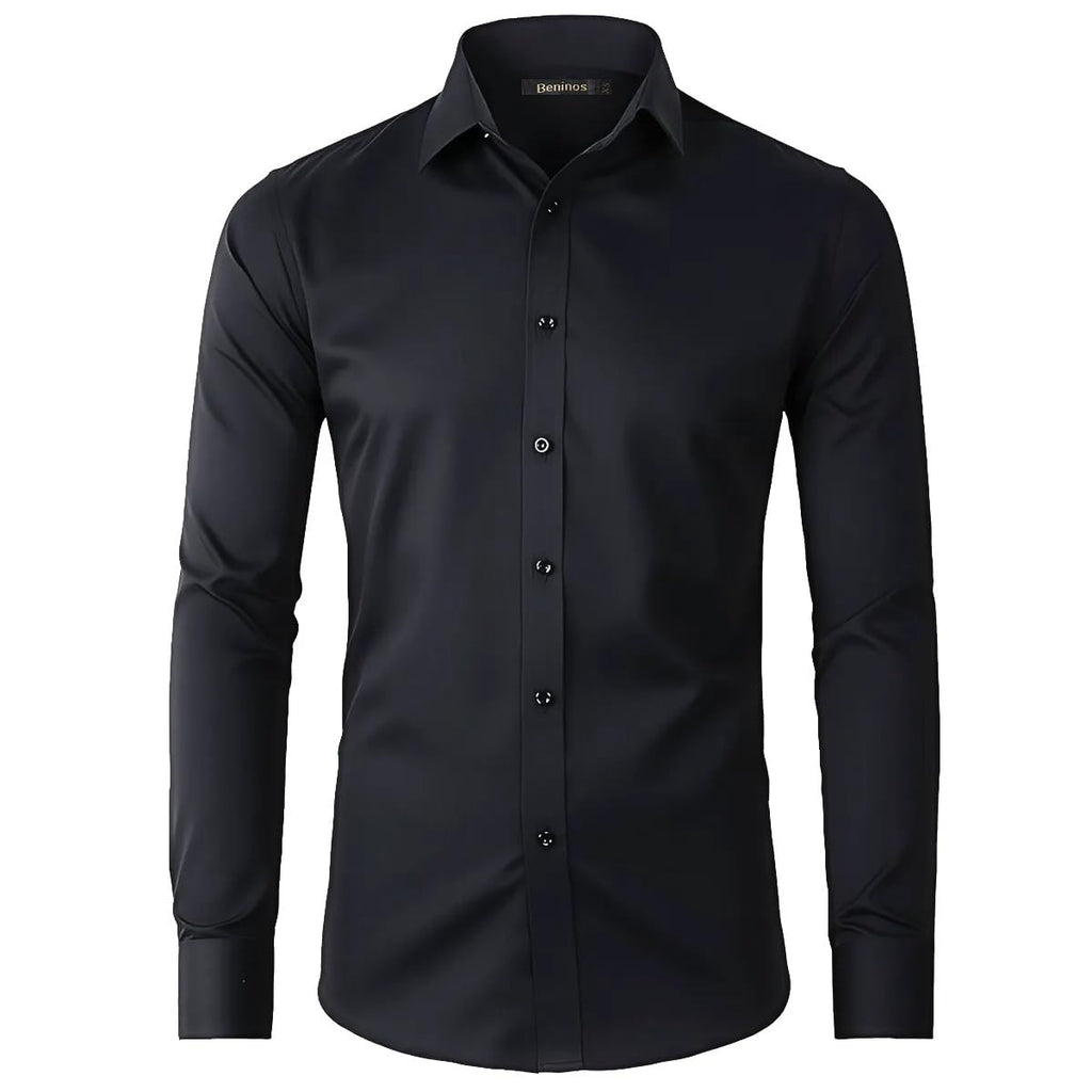 Beninos Men's Dress Shirts Casual Long Sleeve Button Down Shirt
