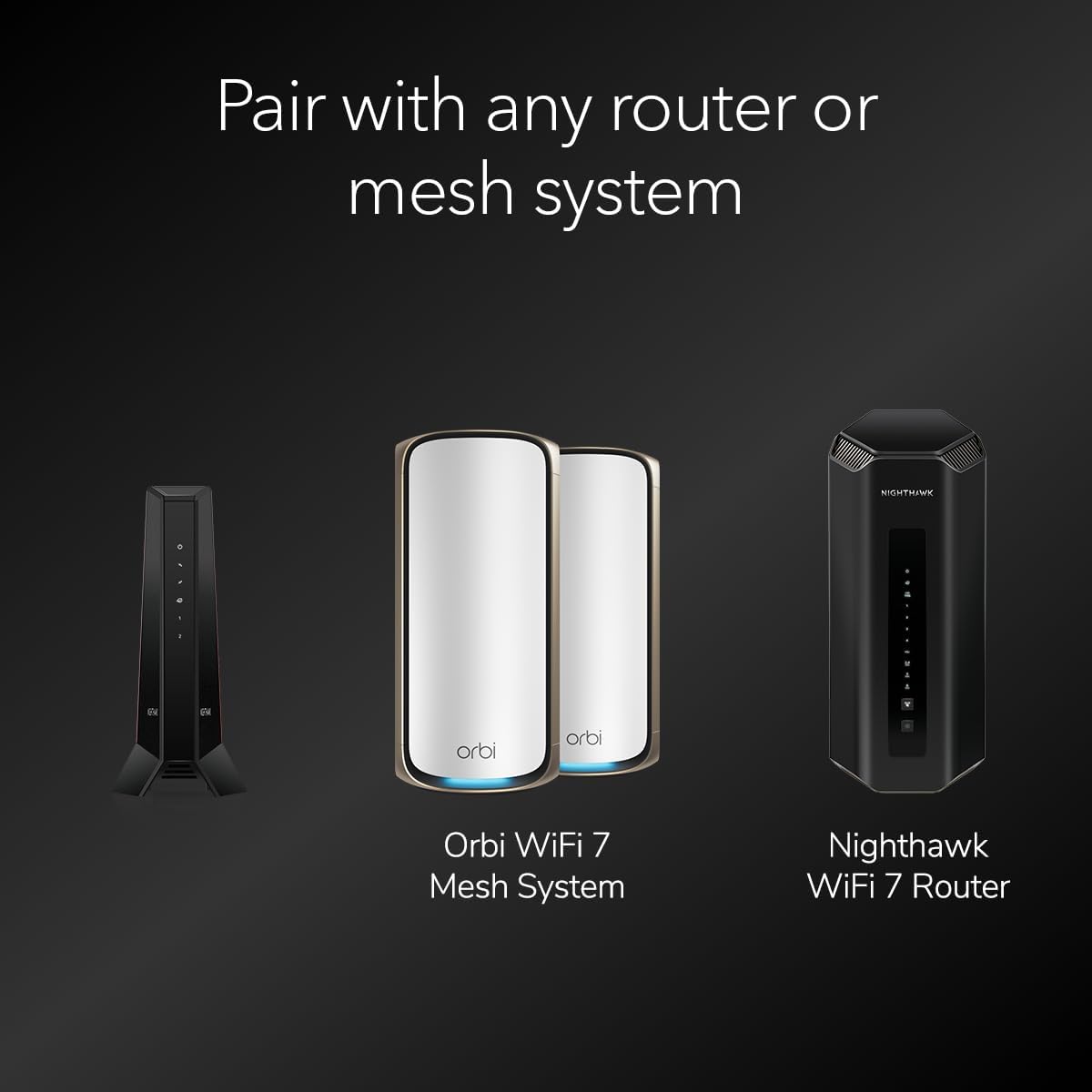 NETGEAR Nighthawk DOCSIS 3.1 Mid/high-Split Cable Modem (CM2500) – Approved for Today’s Faster Speeds & Compatible with All Providers Incl. Xfinity, Spectrum, Cox - for Plans up to 2Gbps