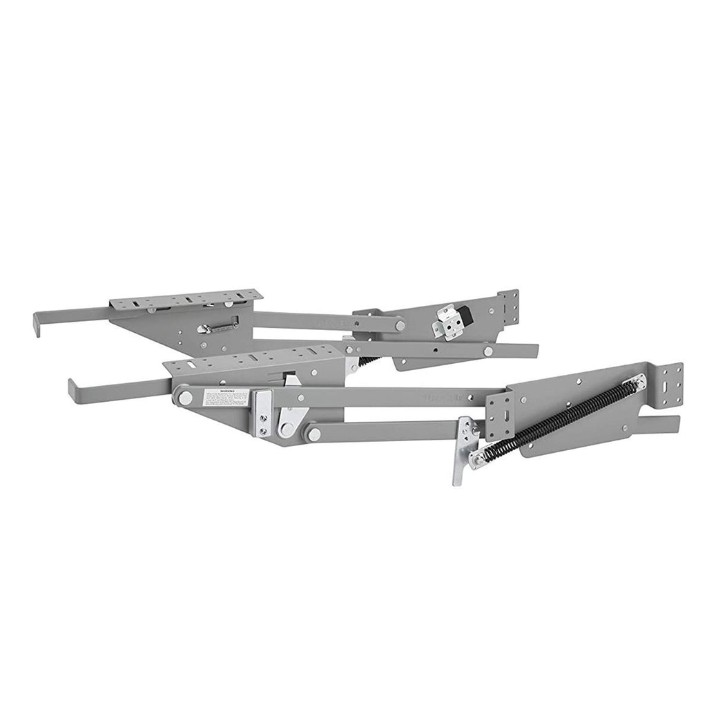 Rev-A-Shelf Heavy-Duty Stand Mixer Lift for Kitchen Base Cabinets, Zinc - Spring-Loaded Lifting System for Small Countertop Appliance Storage, Min Opening Width of 12", RAS-ML-HDCR