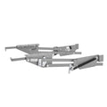 Rev-A-Shelf Heavy-Duty Stand Mixer Lift for Kitchen Base Cabinets, Zinc - Spring-Loaded Lifting System for Small Countertop Appliance Storage, Min Opening Width of 12", RAS-ML-HDCR