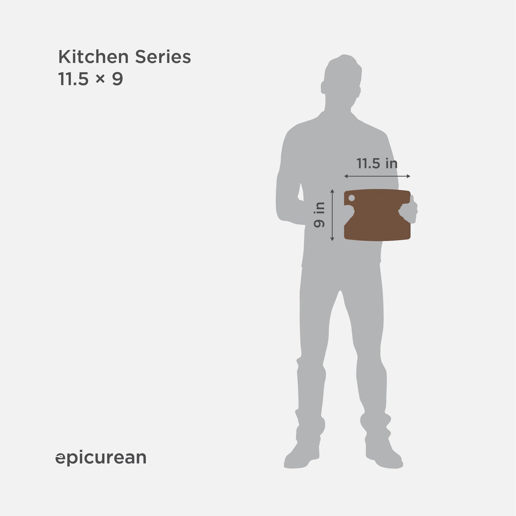 Epicurean Kitchen Series Cutting Board, 11.5-Inch × 9-Inch, Natural