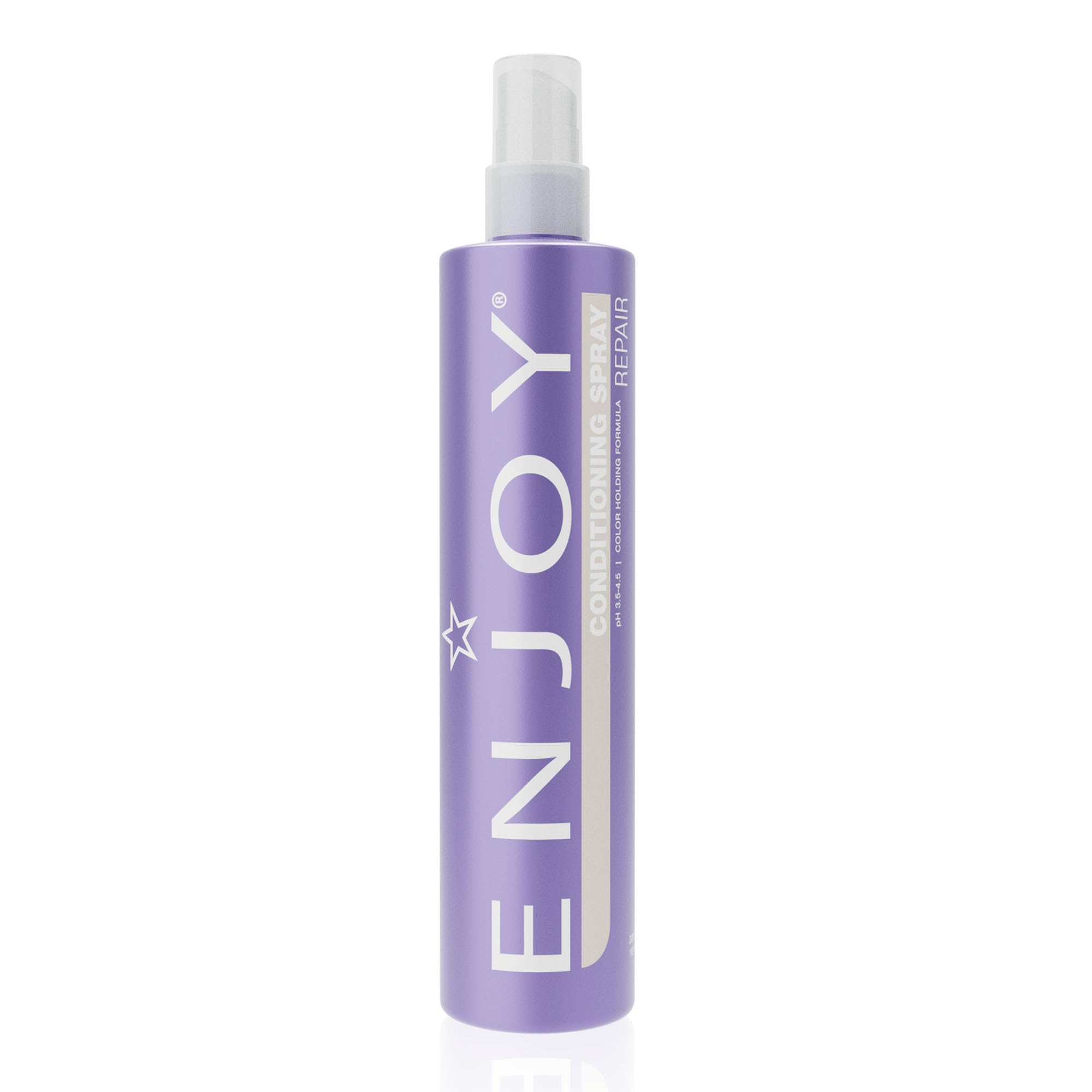 Enjoy Conditioning Spray, Leave-In Detangler, Hydrating and Strengthening Mist for All Hair Types, Frizz Control and Styling Reactivator, pH 3.5-4.5, 10.1 Fl Oz