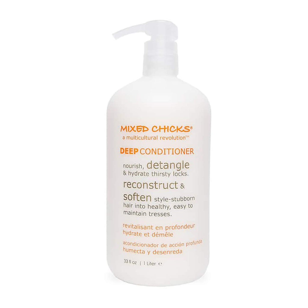Mixed Chicks Detangling Deep Conditioner - Softens, Moisturizes & Detangles Straight or Curly Hair, 8 fl.oz