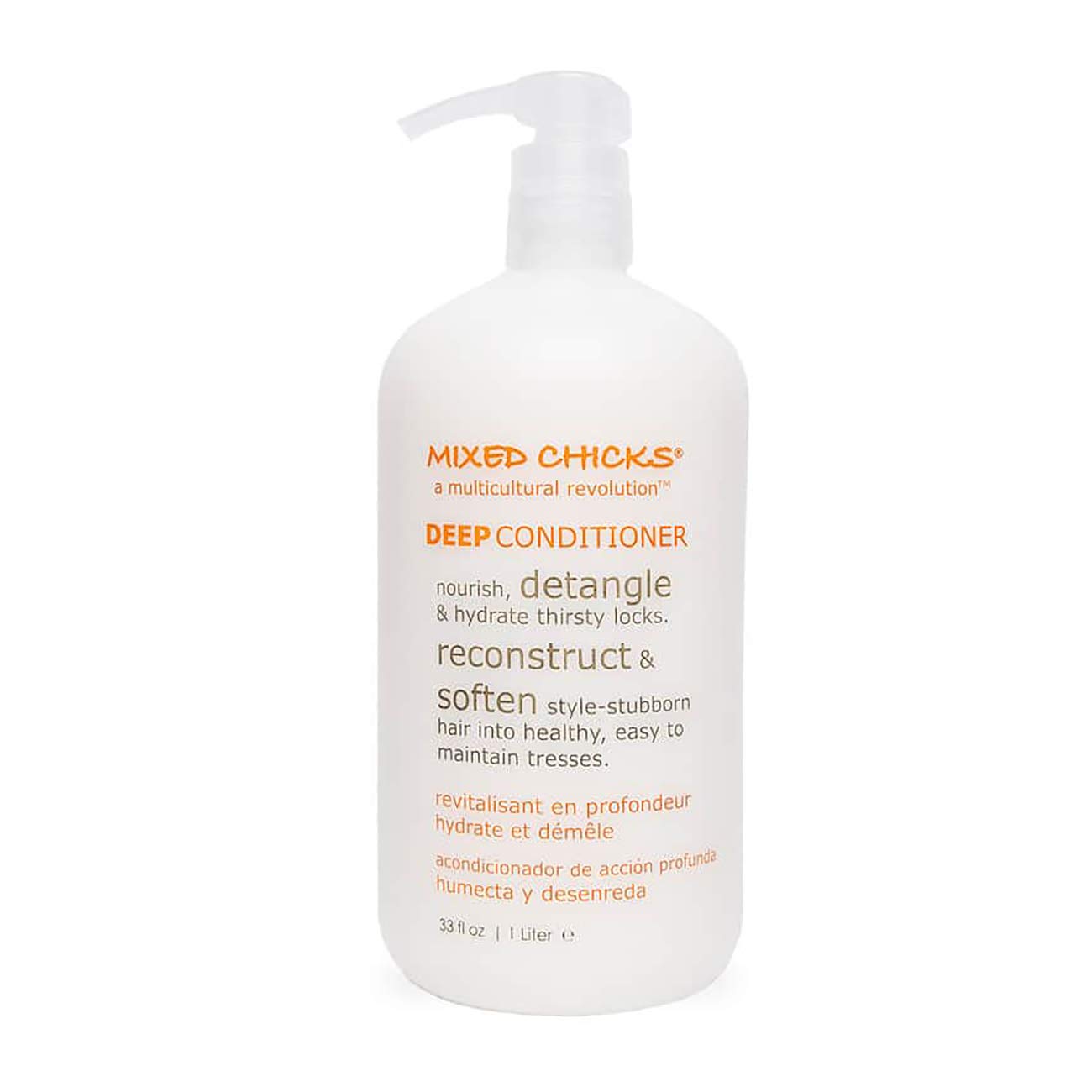 Mixed Chicks Detangling Deep Conditioner - Softens, Moisturizes & Detangles Straight or Curly Hair, 8 fl.oz