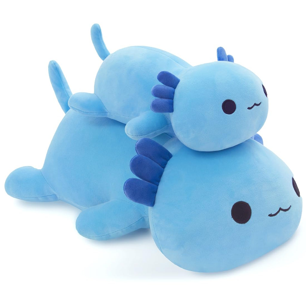 SNOWOLF Black Axolotl Plush Pillow Cute and Soft Axolotl Stuffed Animal Kawaii Plushie Toy Great Gift for Kids, 12"