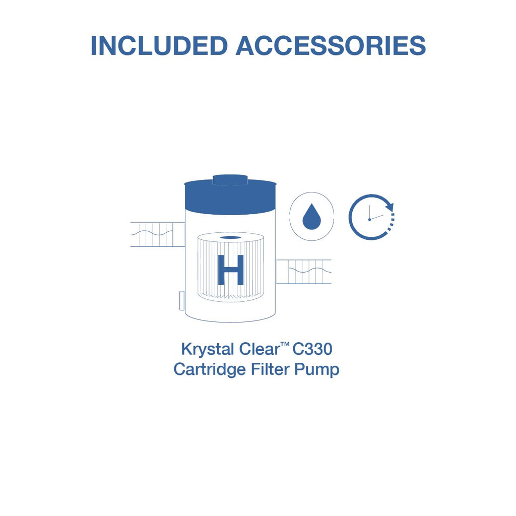 INTEX 26700EP 10Ft X 30In Prism Frame Premium Above Ground Swimming Pool (Pump Not Included)