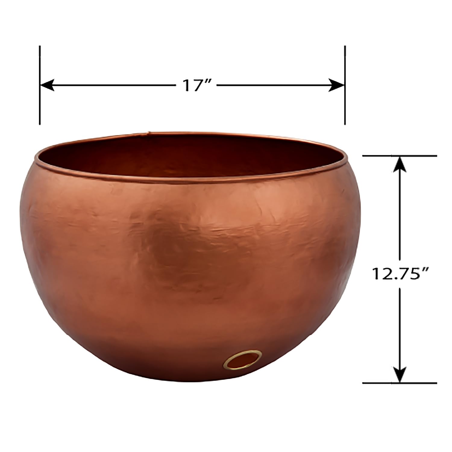 Liberty Garden Products Garden 1901 Rustic Garden Hose Pot, Holds 100-Feet of 5/8-Inch, Bronze
