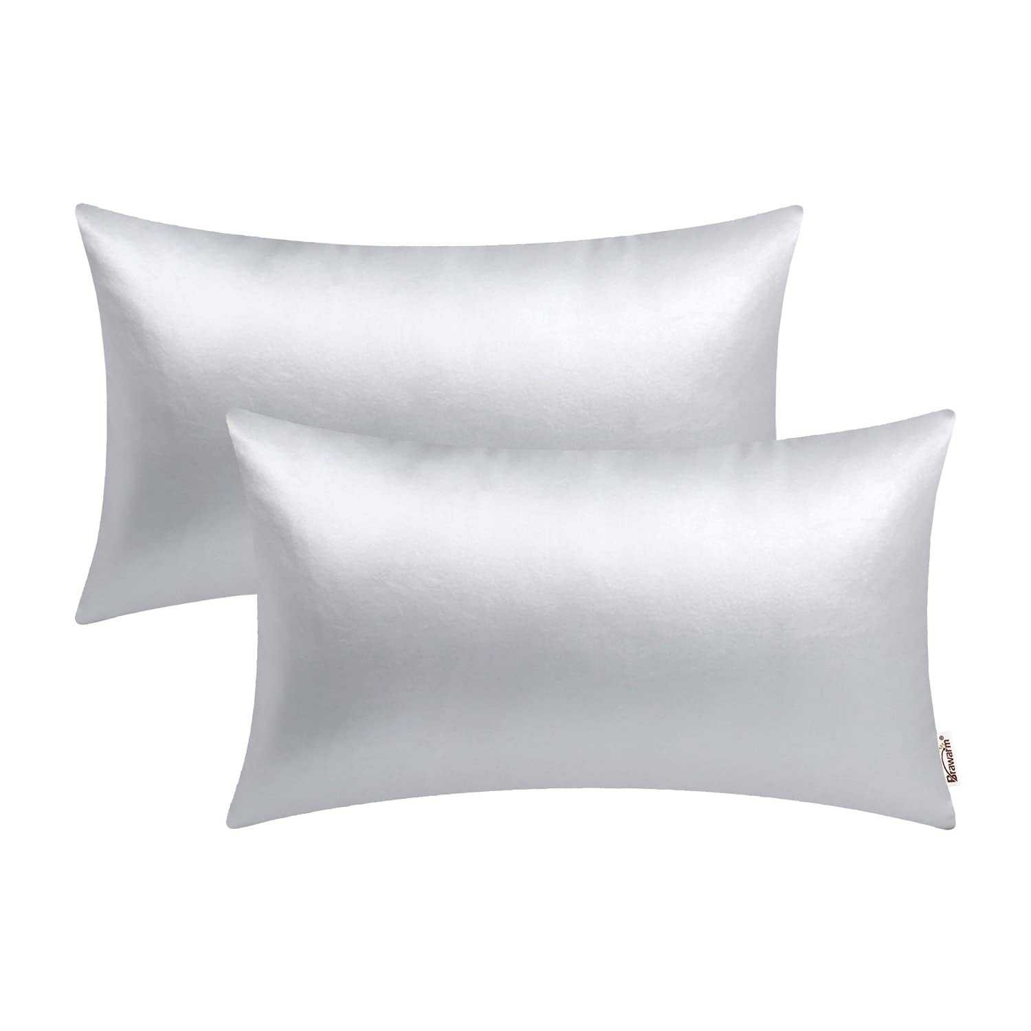 BRAWARM Faux Leather Throw Pillow Covers 16 X 16 Inches - Black Leather Pilow Covers Pack of 2, Solid Dyed Leather Pillowcases for Couch Bed Sofa Garden Home Decorative