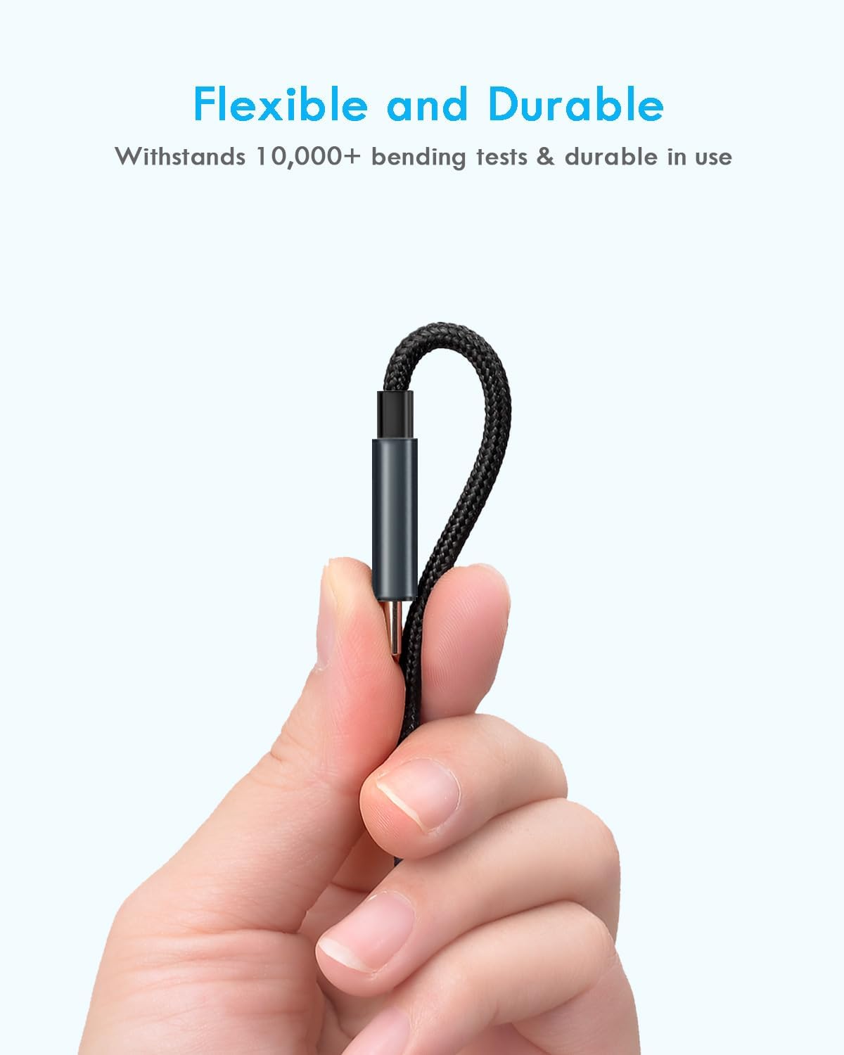 SEIPOG Multi Charging Cable 5 in 1, 2PCS 4FT USB C/A Multi Charger Cable to Type-C/Micro USB Port, Nylon Braided USB C Multiple Charger Cable, Universal Phone Charger Cord for Cell Phones and More