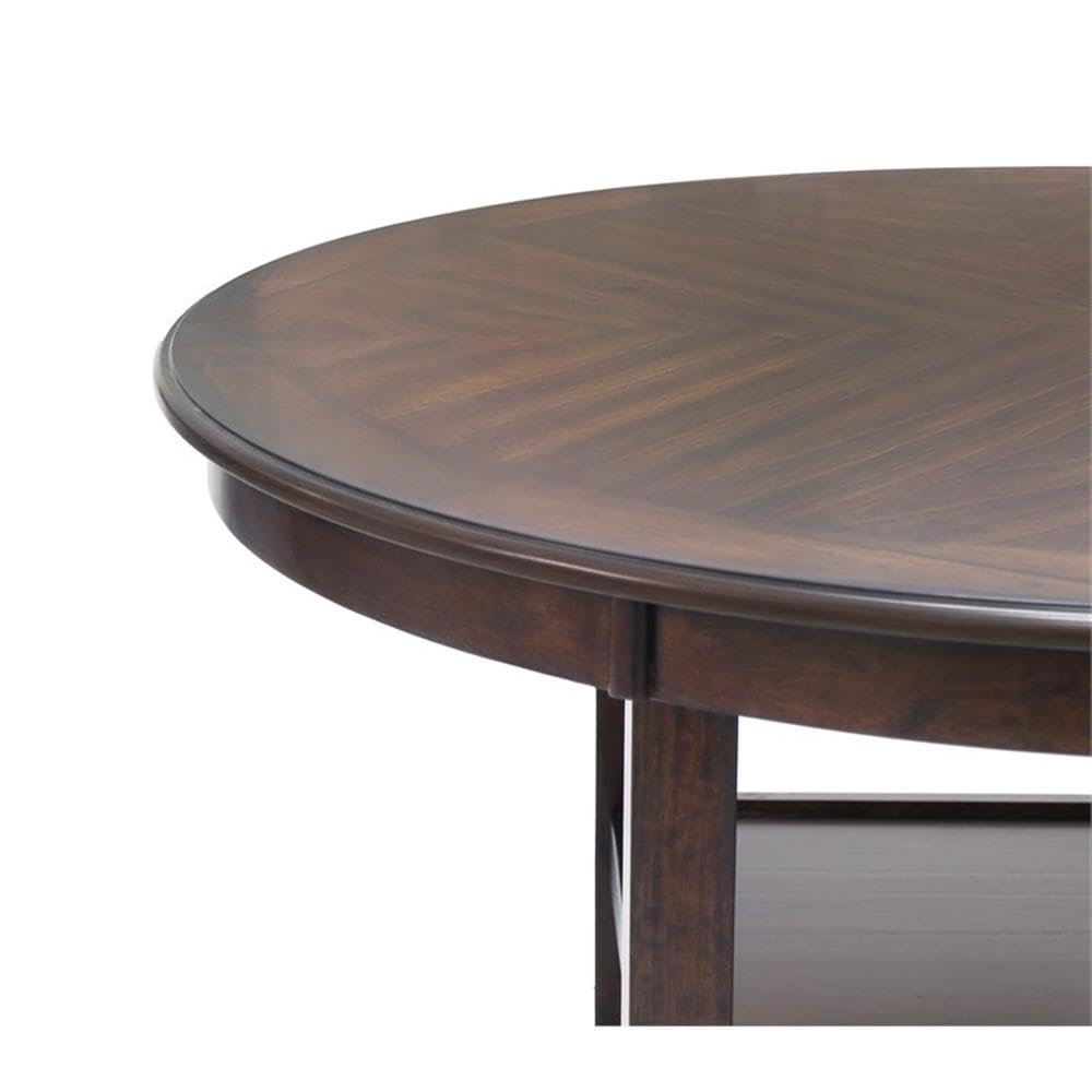 New Classic Furniture Mitchell Dining Room Table, Beige and Brown