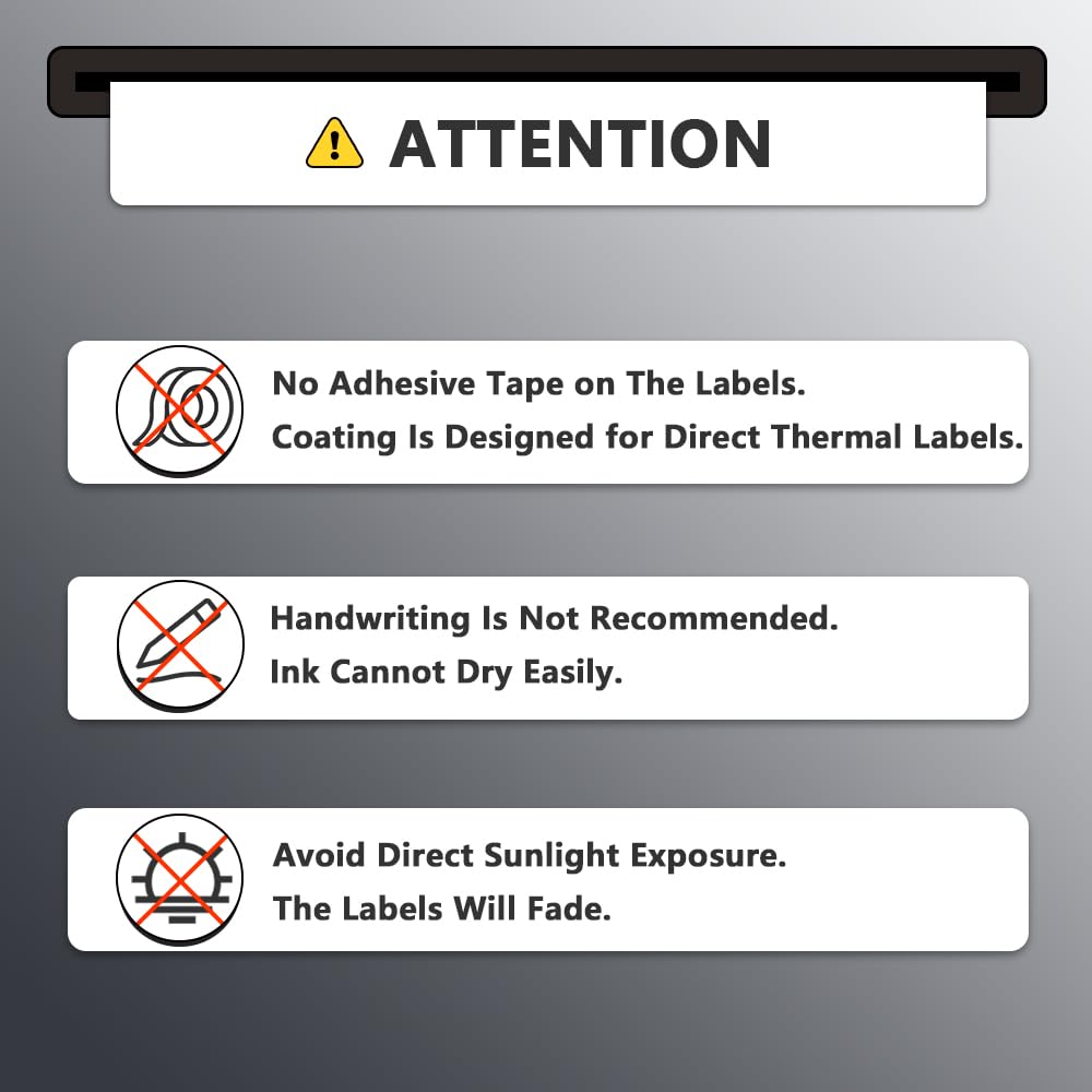 BETCKEY - 3" x 1.5" (76 mm x 38 mm) Barcode Shipping & Address Labels Compatible with Zebra & Rollo Label Printer,Premium Adhesive & Perforated [1 Rolls, 950 Labels]