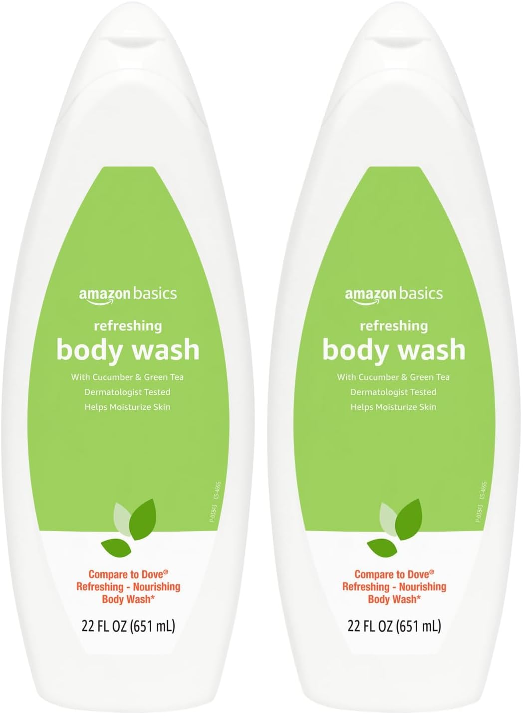 Amazon Basics Moisturizing Body Wash, Fresh Scent, Deep Moisture, Nourishing, Dermatologist Tested, 22 fl oz (1-Pack)