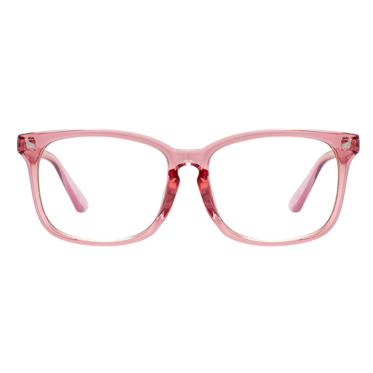 MAXJULI Blue Light Blocking Glasses,Computer Reading/Gaming/TV/Phones Glasses for Women Men(Transparent)