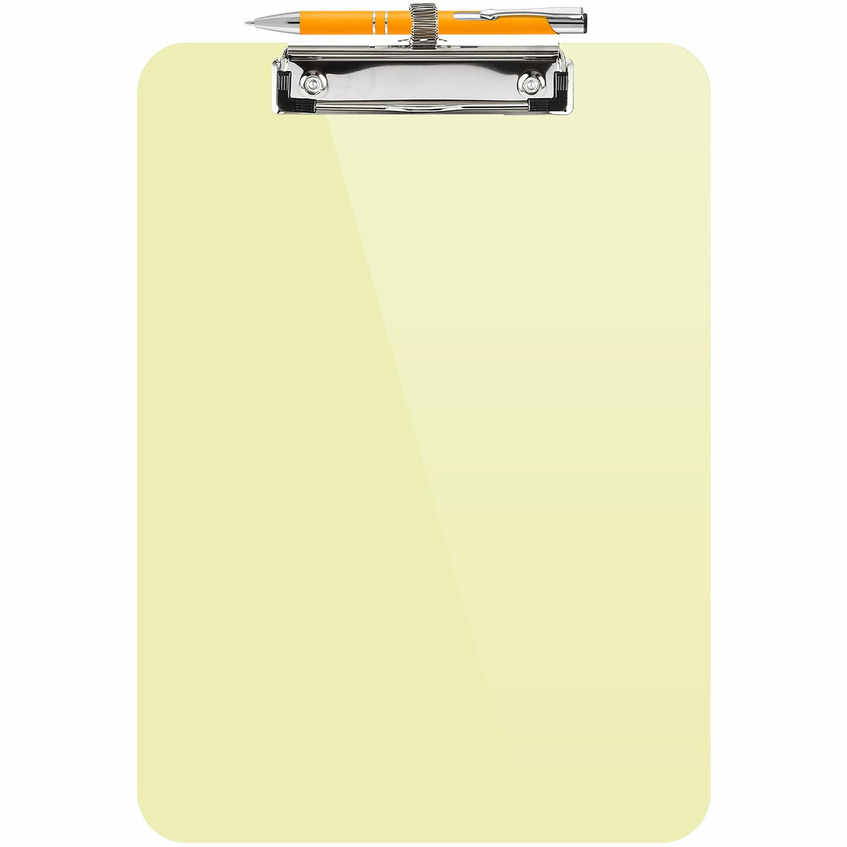 Sooez Plastic Clipboard with Pen Holder, [10% Thicker] Clip Boards 8.5x11 with Low Profile Clip, Cute Hanging Clipboard, Standard Letter Size A4 for Women Teacher, Office & School Supplies, Black