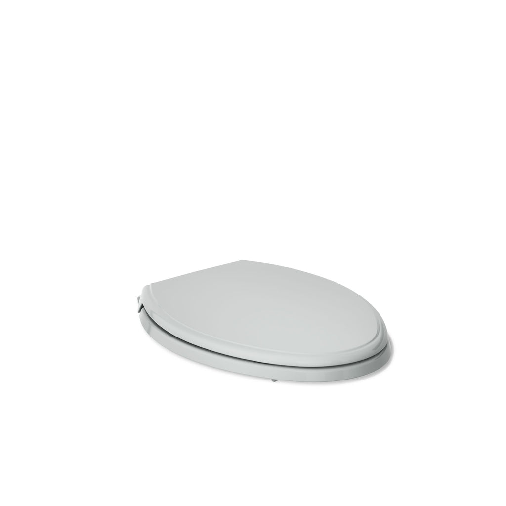 KOHLER 4733-RL-17 Glenbury ReadyLatch Quiet Close Elongated Toilet Seat, Soft Close Toilet Seats, Teal
