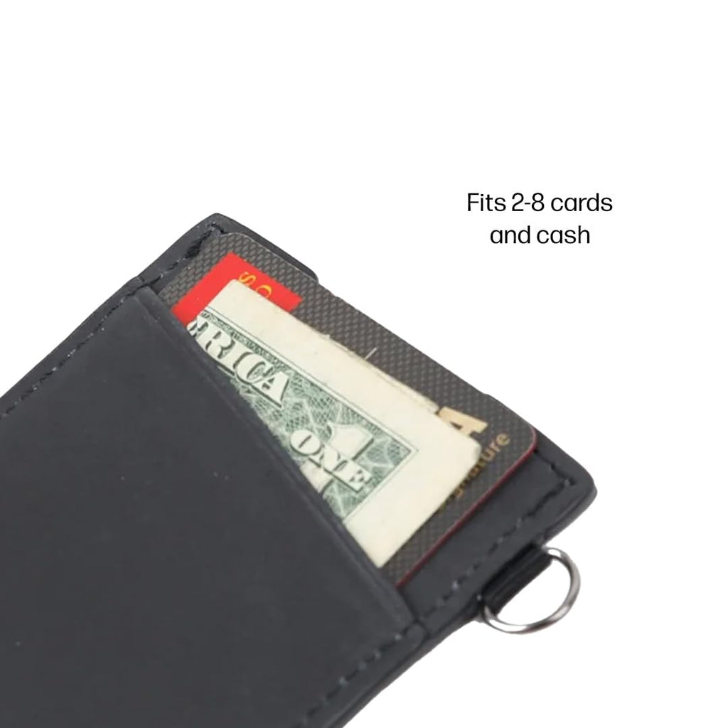 Thread Wallets Ultra Slim Minimalist Leather Card Holder Wallet (Benny)