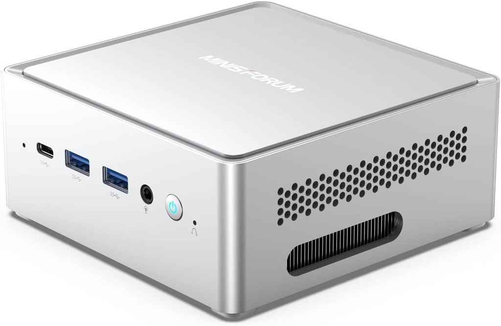 MINISFORUM NAB9 Mini PC Intel Core i9-12900HK HDMI×2+USB-C×2 Video Outputs Mini Computer, 32GB RAM 1TB SSD, 2X 2.5G RJ45 Port Intel Iris Xe Graphics Eligible Desktop Computer