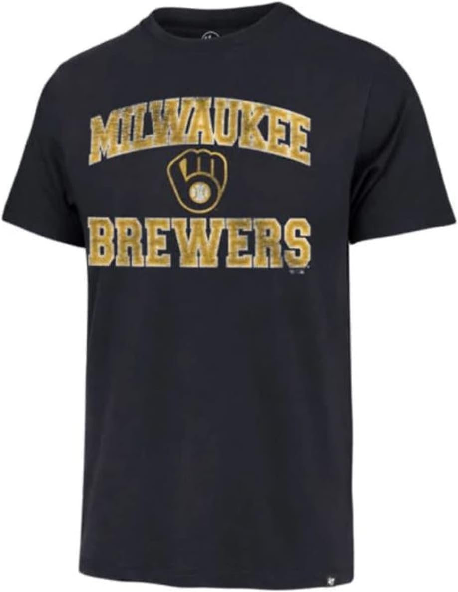 47 MLB Men's Union Arch Franklin Team Short Sleeve T-Shirt