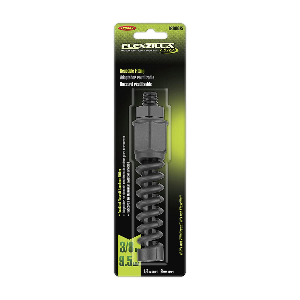 Flexzilla Pro Air Hose Reusable Fitting with Swivel, 1/2 in. - RP900500S
