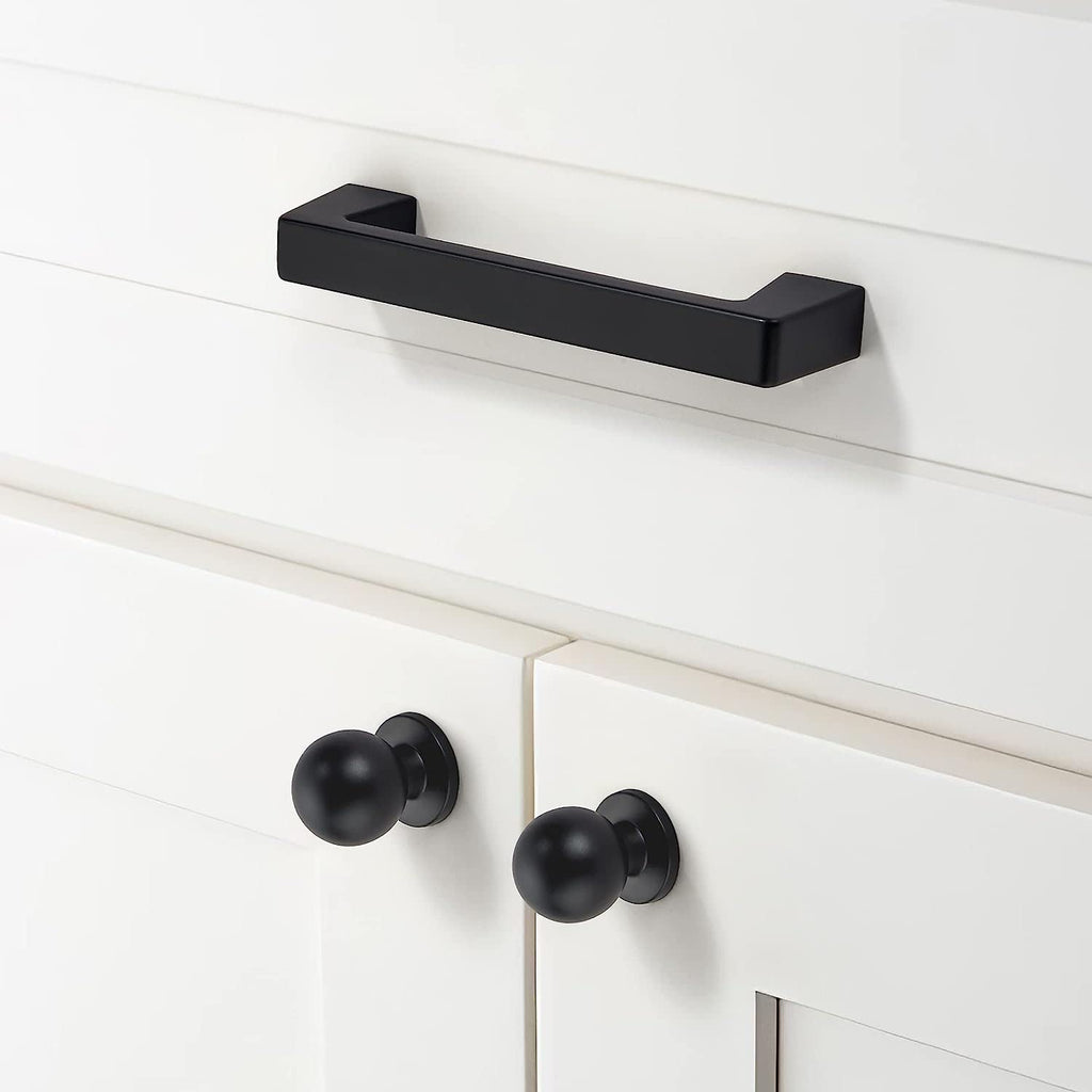 khtumeware 6 Pack 3 Inch(76mm) Kitchen Cabinet Handles Brushed Gold,Brushed Brass Cabinet Pulls Kitchen Cabinet Hardware, Furniture Pulls for Bathroom Cupboard Drawer Handles Dresser Pulls