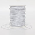 LUSTEMBER Elastic String for Bracelets, 1 mm x 110 Yards Sturdy Stretchy Elastic Cord for Jewelry Making, Necklaces, Beading - Black