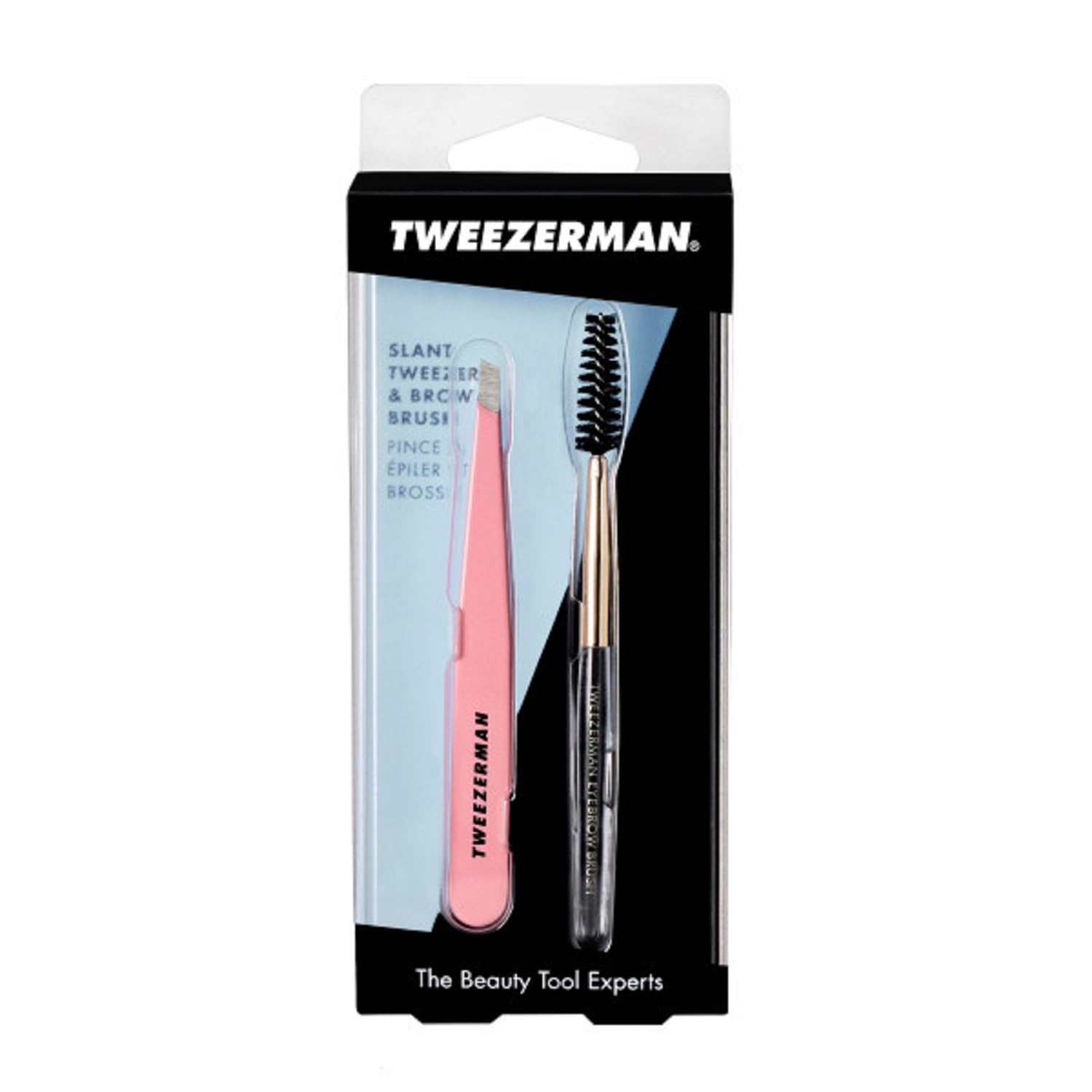 Tweezerman Exclusive 40th Birthday Slant Tweezer - Hair Removal Tweezers, Stainless Steel
