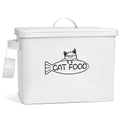 Vumdua Dog and Cat Food Storage Container, Farmhouse Pet Food Containers with Lid and Dry Food Scoop, Durable Airtight Great Gift for Pet Owners