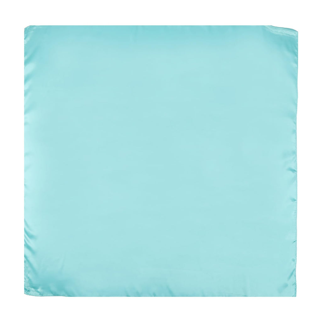 AWAYTR 35” Large Satin Square Head Scarf - 2Pcs Silk Like Floral Head Scarves Square Satin Hair Scarf Bandanas for Women