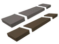 Soft Seat Edge Cushion Fireplace Hearth Guard Bumper Pad Child Proof Padding (Small, Brown-fits Width from-0"-68")