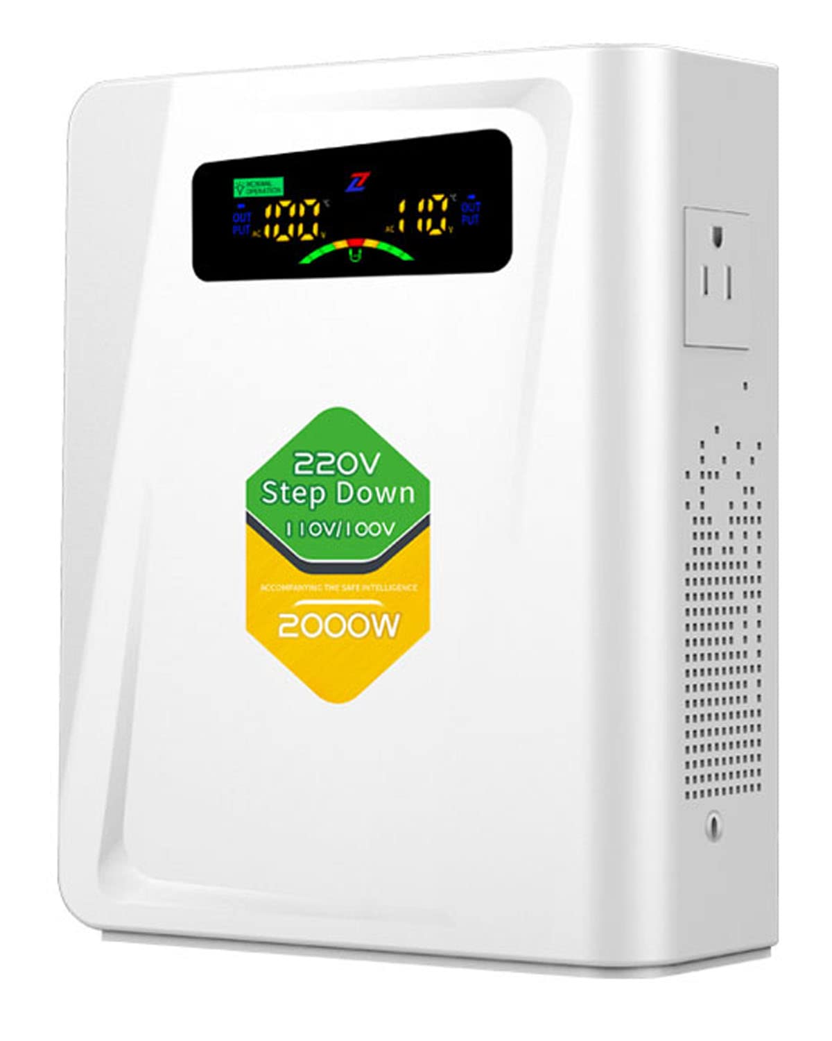 220v to 110v Step Down Transformer 1000W Power Voltage Converters, No Noise, Ten Protection Functions, Suit for Coffee Machines, Rice Cookers and Other US Appliances Used in Europe