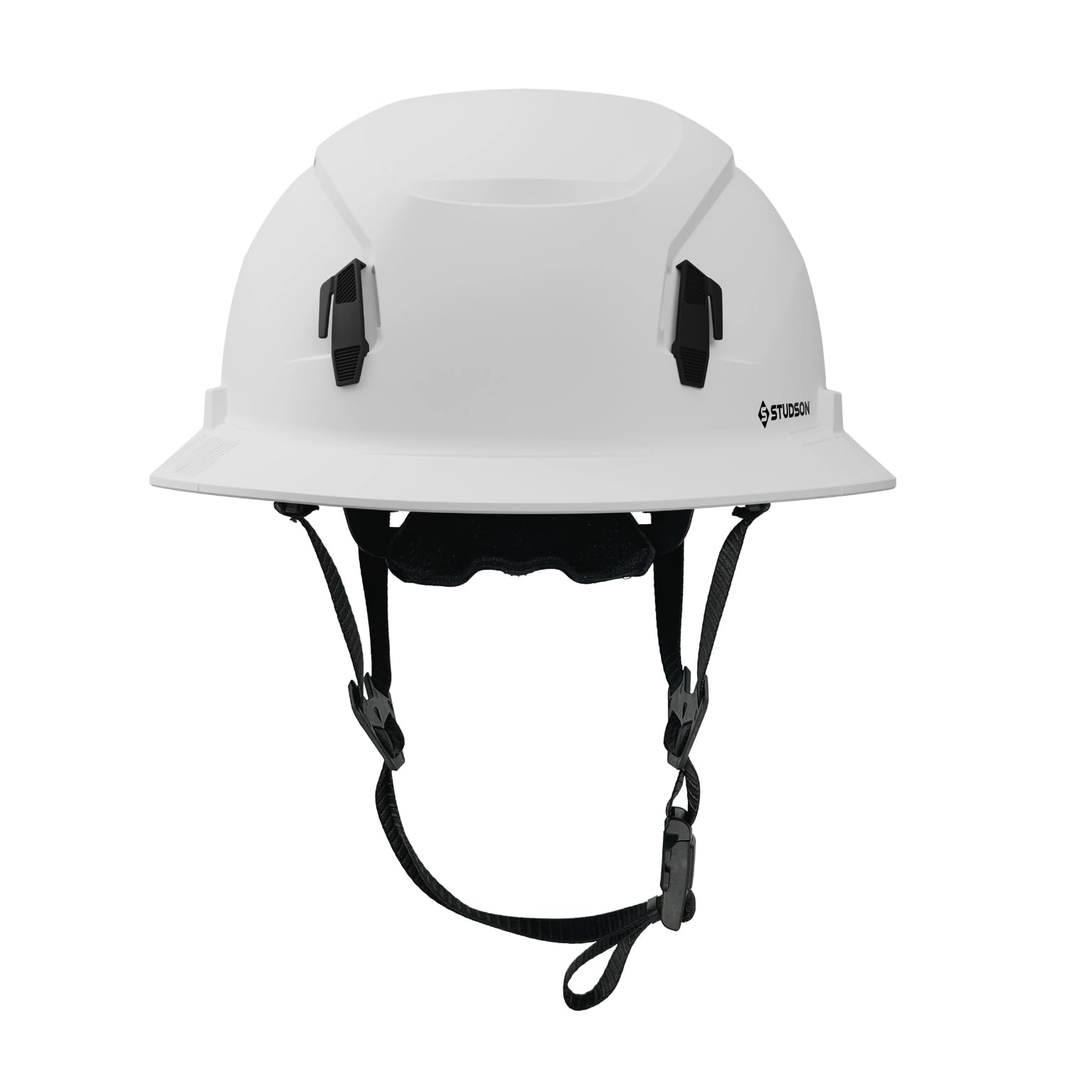 STUDSON SHK-1 Full Brim Safety Helmet: ANSI/ISEA Z89.1 Type II Compliant (R 2019), Lightweight & Breathable, NFC Emergency Contact Chip, One Size, Class C & E Protection